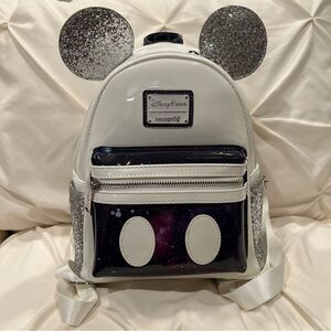Loungefly Disney Space Mountain Mickey Mouse Main Attraction Backpack NWT